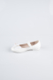 Kinder-Ballerina Leder Weiß SE2