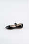 Kinderschuhe Lackleder Schwarz SE201