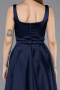 Partykleid Midi Satin Marineblau ABK2586
