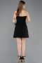 Partykleid Kurz Schwarz ABK2582