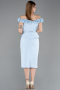 Partykleid Midi Eisblau ABK2583