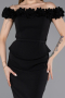 Partykleid Midi Schwarz ABK2583