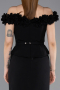 Partykleid Midi Schwarz ABK2583