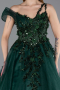 Designer Abendkleid Lang Smaragdgrün ABU5960