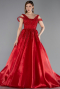 Designer-Plus-Size-Abendkleider Lang Rot ABU5966