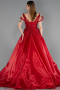 Designer-Plus-Size-Abendkleider Lang Rot ABU5966