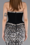 Designer Abendkleid Lang Schuppig Schwarz ABU5953