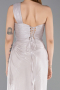 Abschlusskleid Lang Chiffon Nerzbraun ABU5946