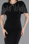 Partykleid Midi Schwarz ABK2588