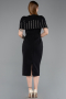 Partykleid Midi Schwarz ABK2588