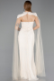 Abendkleid Lang Spitze Beige ABU5941