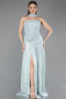 Abschlusskleid Lang Chiffon Minzgrün ABU5957
