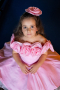 Abendkleid für Kinder Kurz Satin Rosa ABK2573