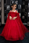 Brautkleid für Kinder Lang Rot ABG179