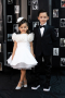 Weiß Abendkleid Für Kinder Satin Kurz ABK2573