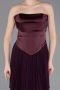 Partykleid Kurz Chiffon Pflaume ABK2590