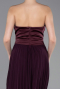 Partykleid Kurz Chiffon Pflaume ABK2590