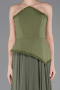 Khaki Abendkleid Chiffon Lang ABU5681