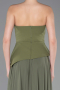 Khaki Abendkleid Chiffon Lang ABU5681