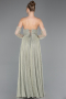 Standesamtkleid Lang Spitze Minzgrün ABU5887