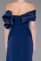 Marineblau Abendkleid Lang ABU4024