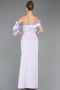 Lila Abendkleid Lang ABU4024