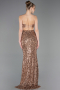 Abschlusskleid Lang Kupfer ABU5980