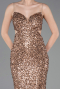 Abschlusskleid Lang Kupfer ABU5980