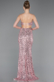 Abschlusskleid Lang Puder ABU5980