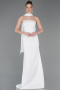 Abendkleid Lang Weiß ABU5981