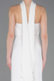 Abendkleid Lang Weiß ABU5981