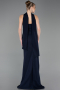 Abendkleid Lang Marineblau ABU5981