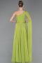 Abschlusskleid Lang Chiffon Pistaziengrün ABU5984