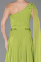 Abschlusskleid Lang Chiffon Pistaziengrün ABU5984