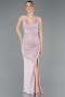 Abschlusskleid Lang Puder ABU6008