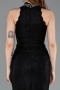 Abendkleid Lang Spitze Schwarz ABU5987