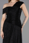 Abendkleid Lang Schwarz ABU5991