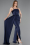 Abschlusskleid Lang Marineblau ABU5992