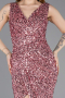 Puder Abendkleid Lang ABU5281
