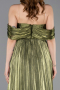 Pistaziengrün Partykleid Chiffon Lang ABU5283