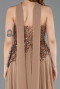 Kupfer Abendkleid Chiffon Lang ABU5486