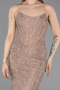 Kupfer Abendkleid Spitze Lang ABU5734