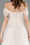Abendkleid Lang Spitze Beige ABU5996