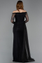 Abendkleid Lang Spitze Schwarz ABU5999