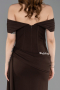 Standesamtkleid Lang Braun ABU6001