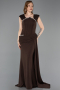 Standesamtkleid Lang Braun ABU6001