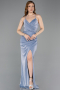Abschlusskleid Lang Indigo ABU6008