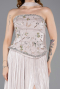 Nerzbraun Abendkleid Chiffon Lang ABU5786