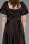 Abendkleid Lang Satin Braun ABU6005