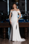 Standesamtkleid Lang Weiß ABU6001